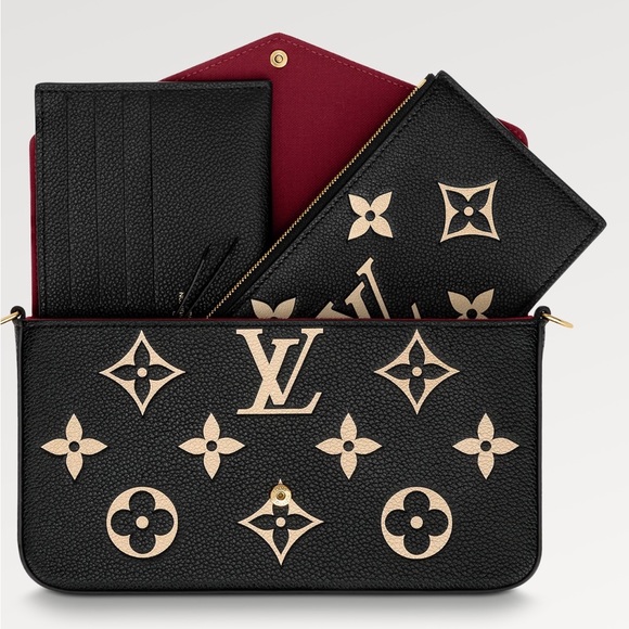 Louis Vuitton FÉLICIE POCHETTE  Bicolor Monogram Empreinte Leather - Picture 3 of 13